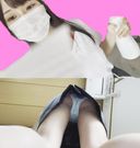 [Year-end cleaning / breast chiller] Junior-chan (24) who was a close panchira and pinko erect nipples that seemed to be caught [Transparent erotic underwear]