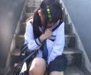 Remobai walk & vaginal shot in uniform! !! A lewd date with the best daughter that is sure to be received by everyone is ㊙ leaked! !!