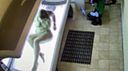 ヨーロッパの某国の日焼けサロン★ヨーロピアン美女の全裸を完全撮影⑨