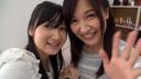 Shooting Behind!　Selfie self-introduction Yuri video Actress with a real face Chie Aoi Shizuku Hatano