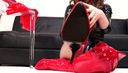 【POV視頻】琺瑯戀物癖（手套和靴子），紅色PVC戀物癖紅色靴子和紅色手套