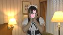 [Personal shooting] Face appearance Let a charming wife with a smile smile, maid costume, vaginal shot www [High quality version available]