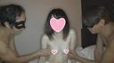[Personal shooting] Face fair-skinned and slender 18-year-old, I had a threesome in life www [High quality version available]