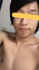 [20 downloads only] A handsome man with amazing muscles makes a bukkake in the mirror with a loud cry