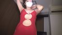 【Personal Photography】 I had a wife in her fifties give me a wearing a bodycon costume!! 【High quality version available】
