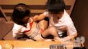 Shaved nasty de M wife in a private room izakaya