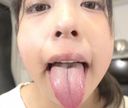 (12) TB-297 [Tongue Observation POV] Hana Sakisaka's POV Tongue Bello Observation Lens Licking Spit Blame! !!　