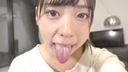 (12) TB-297 [Tongue Observation POV] Hana Sakisaka's POV Tongue Bello Observation Lens Licking Spit Blame! !!　