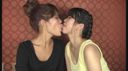 Lesbian kiss Saliva exchange between girls