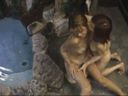 【Lesbian Video】Oma ● Kobichobicho Lesbian 3 Consecutive ♪ Bath & Outdoor & In-house [] Special