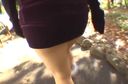 Chasing the panty line that emerges from the plump tight skirt ● Shooting SNS-211
