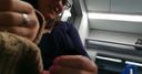 【Oral ejaculation】swallowing on the train