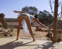 【Uncensored】Spanish beauty stretching comfortably under the sunshine