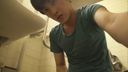 I gave a camera to a tall handsome college student and asked him to take a picture of nasty masturbation in the toilet on the go! 〈Gay only〉 ※ Review benefits available