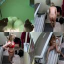 ヨーロッパの某国の日焼けサロン★ヨーロピアン美女の全裸を完全撮影⑩