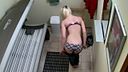 Completely photographed naked at a tanning salon European beauty in a ★ certain country in Europe (23)