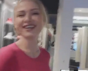 e92 Have ♬ a beautiful blonde apparel clerk suck you