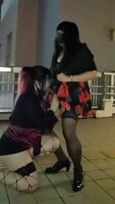 【女装】野外フェラチオ写真集＆動画 (37枚+9分35秒)