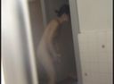 Hidden camera in the girls' dormitory Window shower change