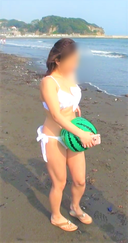 ビキニ美人ナンパ録 21歳JD 去年までビーチバレー部だった筋肉質女子に妊娠中出し