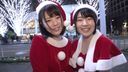 [Individual shooting] Active JD loli-faced beautiful girls actually play with adult toys with friends After getting a double with a perverted Santa ♡ cute mouth, continuous raw squirting in a tight * Outflow * Deletion caution