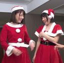 【아마추어】헌팅 산타 코스 미녀! 처음 만지는 섹스 토이로 두근 두근! 안면 부카케 섹스!
