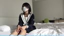 2nd year C group Yui-chan with beautiful breasts! Gonzo at noon when the electric vibrator felt too good! 【4K】