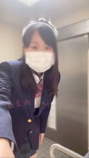 Amateur selfie, active! Echi-ecchi maid clothes? I wore it and naughtled the in the public toilet, and the moment I pulled out the at the end, Erena's serious juice dripped, and I was super embarrassed、、、