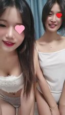 Chinese beauty / beautiful girl sisters + α selfie 3rd / 2 times cheaper in 1