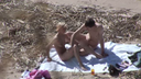 地中海の某ビーチ★白人カップルたちのビーチSEXを奇跡の隠し撮り⑥