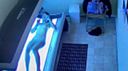 Completely photographed naked at a tanning salon European beauty in a ★ certain country in Europe (17)