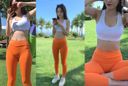 2K video Orange leggings super beautiful pita ass and mansuji! 2
