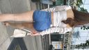 The older sister in eroi shorts goes to the city! 2 It's erotic muchi!