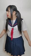 【Cross-dressing】Chin Musume's Ejaculation ❤12 Summer Sailor Suit