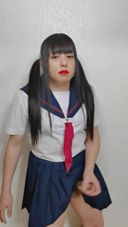 【Cross-dressing】Chin Musume's Ejaculation ❤12 Summer Sailor Suit