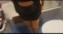 [Peach butt 3 shots] Young wife having sex in the living room, toilet, bedroom