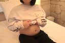 [This is dark! ] Geki Kawa! 18 year old pregnant woman! Sudden pregnancy discovery during the host boyfriend! !! 〇 was a great success for a pregnant woman with high deviation value glasses who was forced to withdraw!