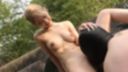 금발의 S 갸카와 파코를 온천에서 찍은 영상! 젖꼭지 비난은 위험하다...