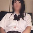 【個撮・素人】笑顔が可愛い美少女が制服コスプレSEX！ねっとりフェラ⇒キツキツのおま○こに生挿入！