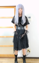 【Cross-dressing】Masturbation in goth loli cosplay