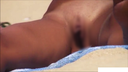 Hidden shooting of a nudist beach in the Mediterranean (2) Shaved beauty omako is Moro!