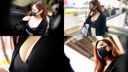 [Train Chikan #21] 《Bust 100cm Colossal Breasts H Cup》 Exhibitionist who walks proudly shaking big breasts looks strong and almost non-resistant No money vaginal shot SEX for daddy katsu girls