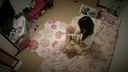 【盗〇】ミニスカ女子の自室に仕掛けたカメラ映像。イチャラブSEXをバッチリ激写。