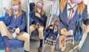 撮影バレ　本●翼似!?ハーフっぽい女子校生がパンティを　レビュー記入で4K動画プレゼント！