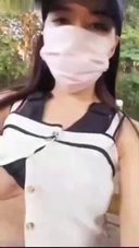 【Outdoor exposure】A beautiful older sister with a crisp face becomes a pimpon in the great outdoors and is exposed masturbation♡