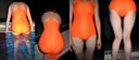 [Limited time product] (Uncensored) super rare! Appearance For Mania School Designation Wet Sheer Genuine Fluorescent Orange School Swimsuit All Series [ZIP file downloadable]