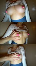 [Sequel] [Secret of braless girls (2)] ☆ Big ass sister's nipple gaping panchira