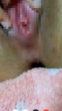 【500 yen uniform】 [Video call] Neat and clean F cup huge breasts J ● K Mari-chan and Eloip ☆ Mutual masturbation with talk so that mom does not hear! [Uncensored]