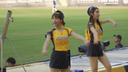 Taiwanese beauty cheerleaders! The skirt wet with the water gun seems to be worrisome!
