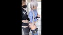 Asian Cross-Dresser and European Cross-Dresser Cosplay Lesbian Sex 3 and 4 and Masturbation